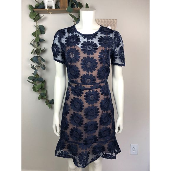MICHAEL Michael Kors Dresses & Skirts - Michael Kors NWT Sunflower Pattern Organza dress 8